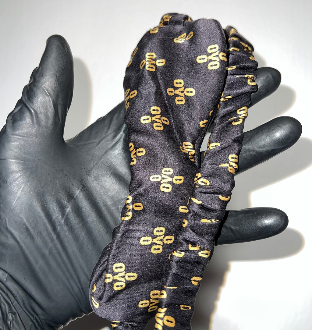 OVO Monogram Silk Sleep Mask