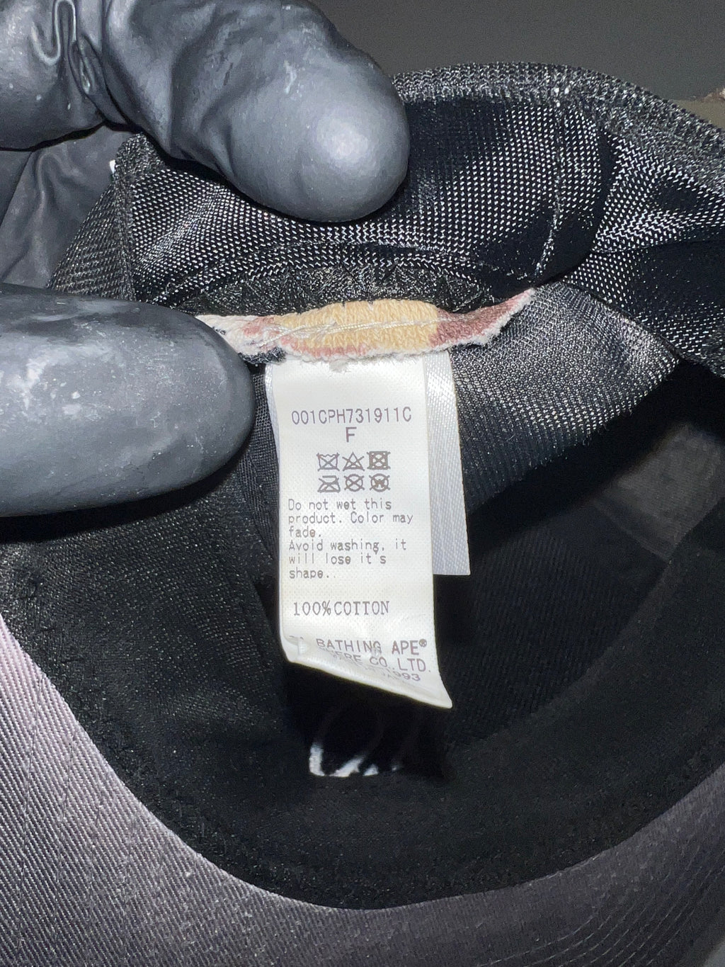 OVO x Bape Camo Trucker Hat