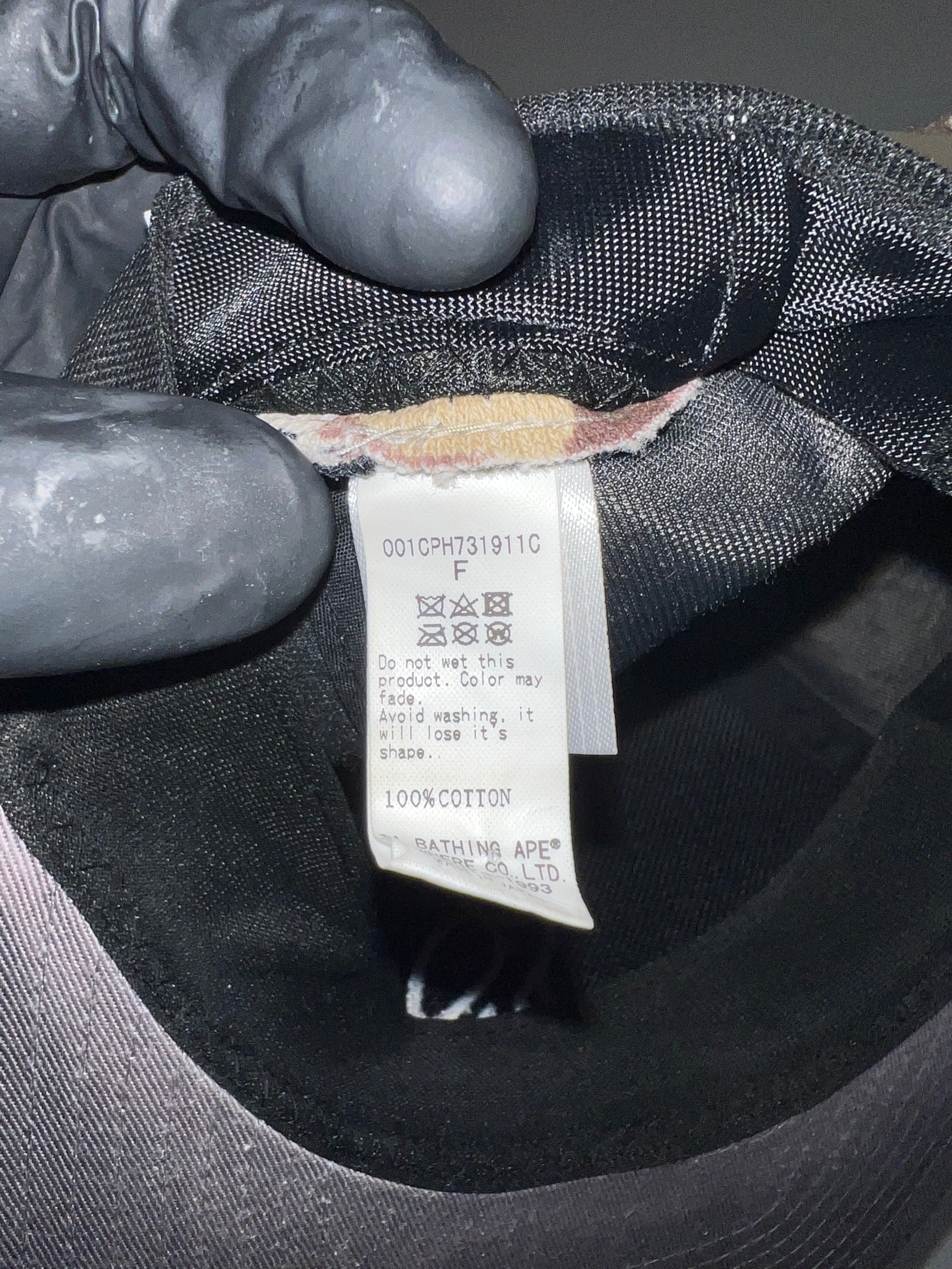 OVO x Bape Camo Trucker Hat