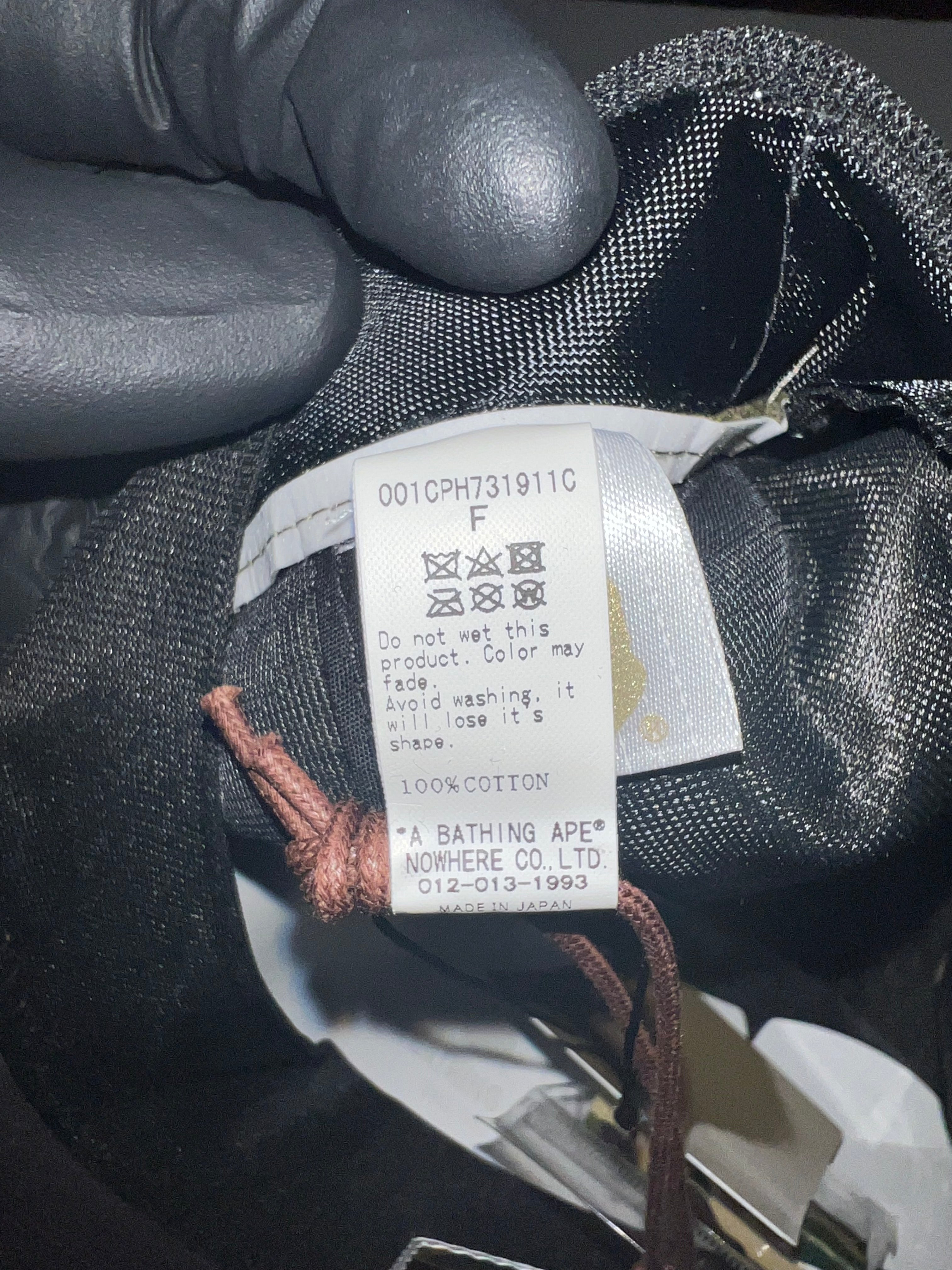 OVO x Bape Camo Trucker Hat